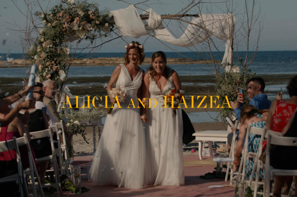 Boda de Alicia y Haizea Collados Beach